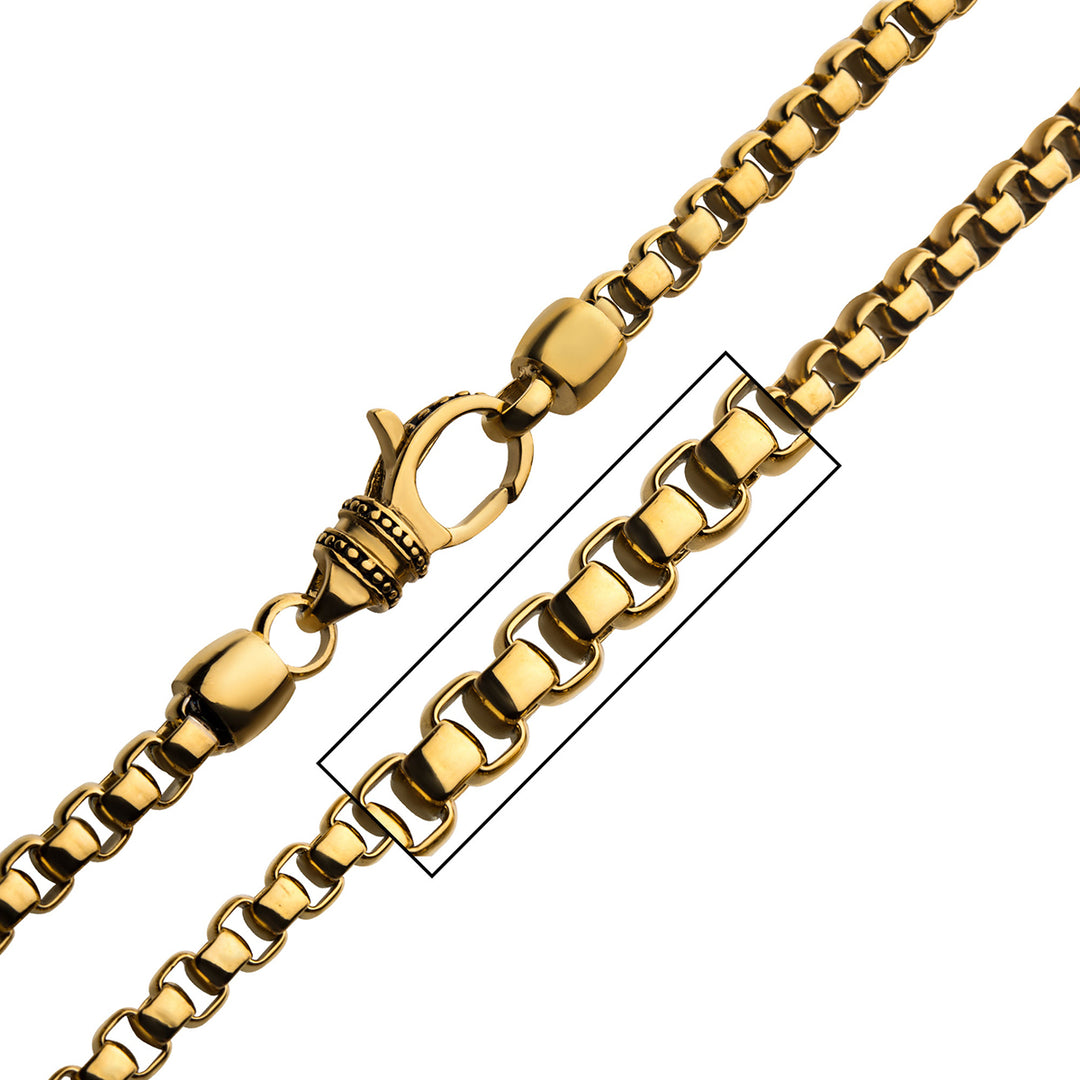 Gold IP Bold Box Chain