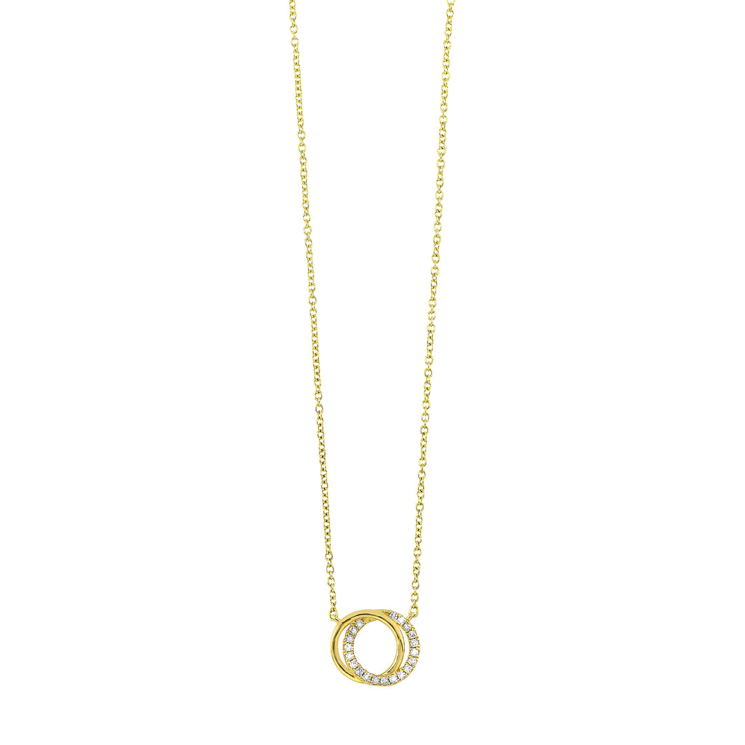 14Kt Yellow Gold Diamond 1/12Ctw Pendant