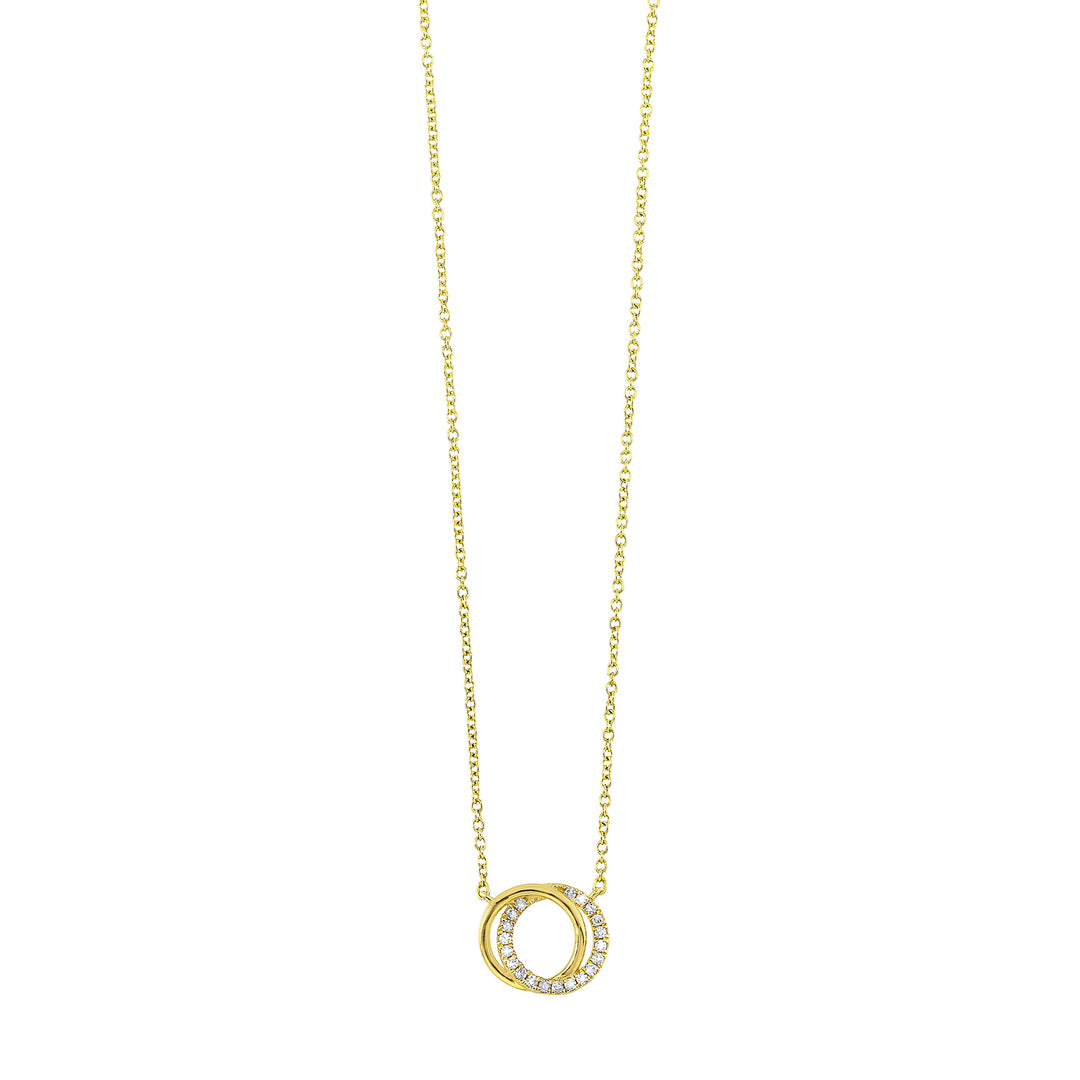 14Kt Yellow Gold Diamond 1/12Ctw Pendant