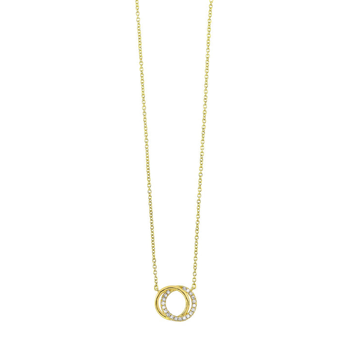 14Kt Yellow Gold Diamond 1/12Ctw Pendant