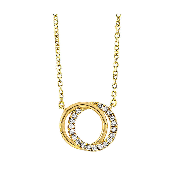 14Kt Yellow Gold Diamond 1/12Ctw Pendant