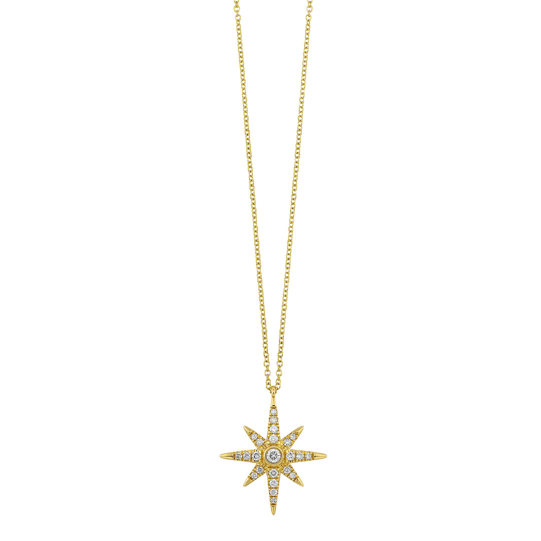 14Kt Yellow Gold Diamond 1/5Ctw Pendant