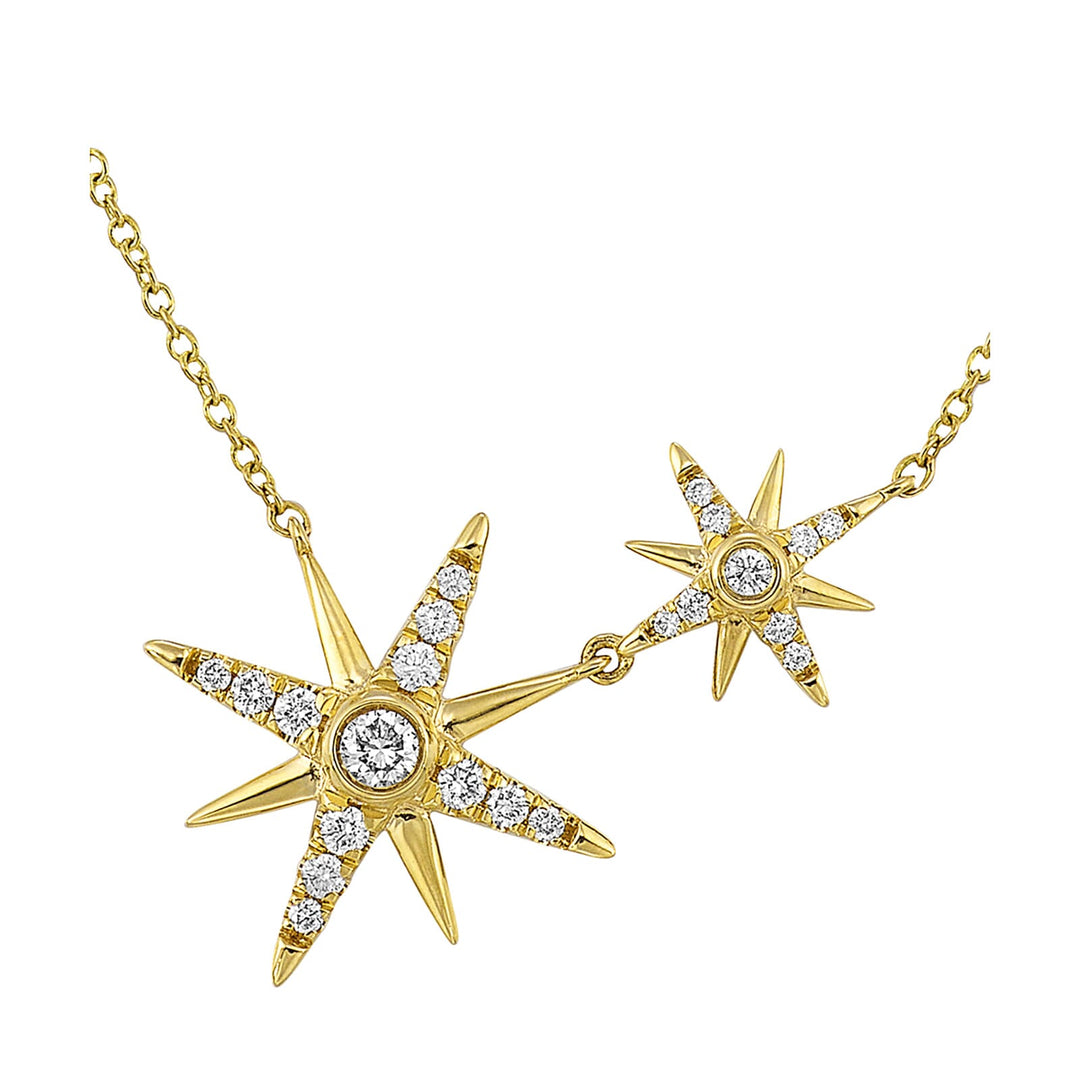 14Kt Yellow Gold Diamond 1/5Ctw Pendant