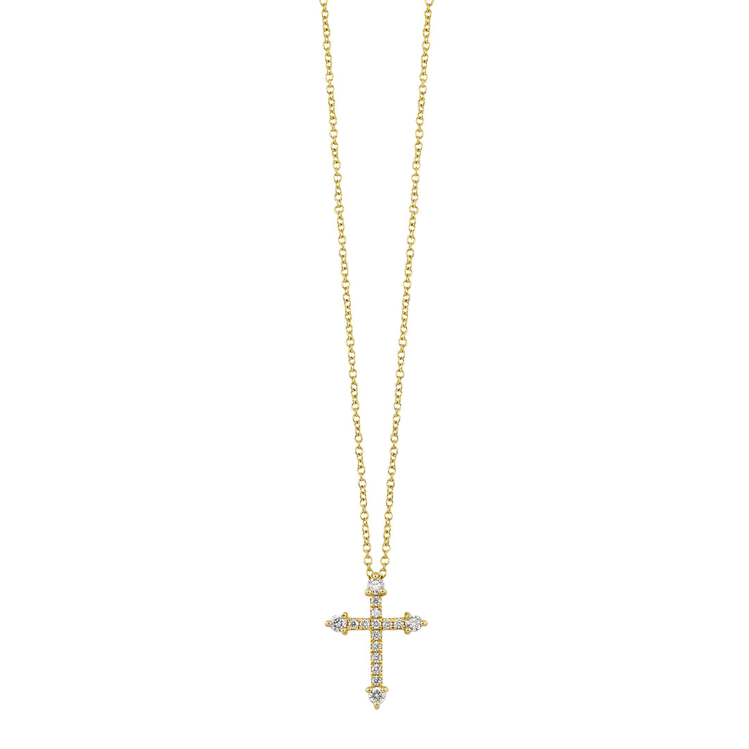 14Kt Yellow Gold Diamond 1/5Ctw Pendant
