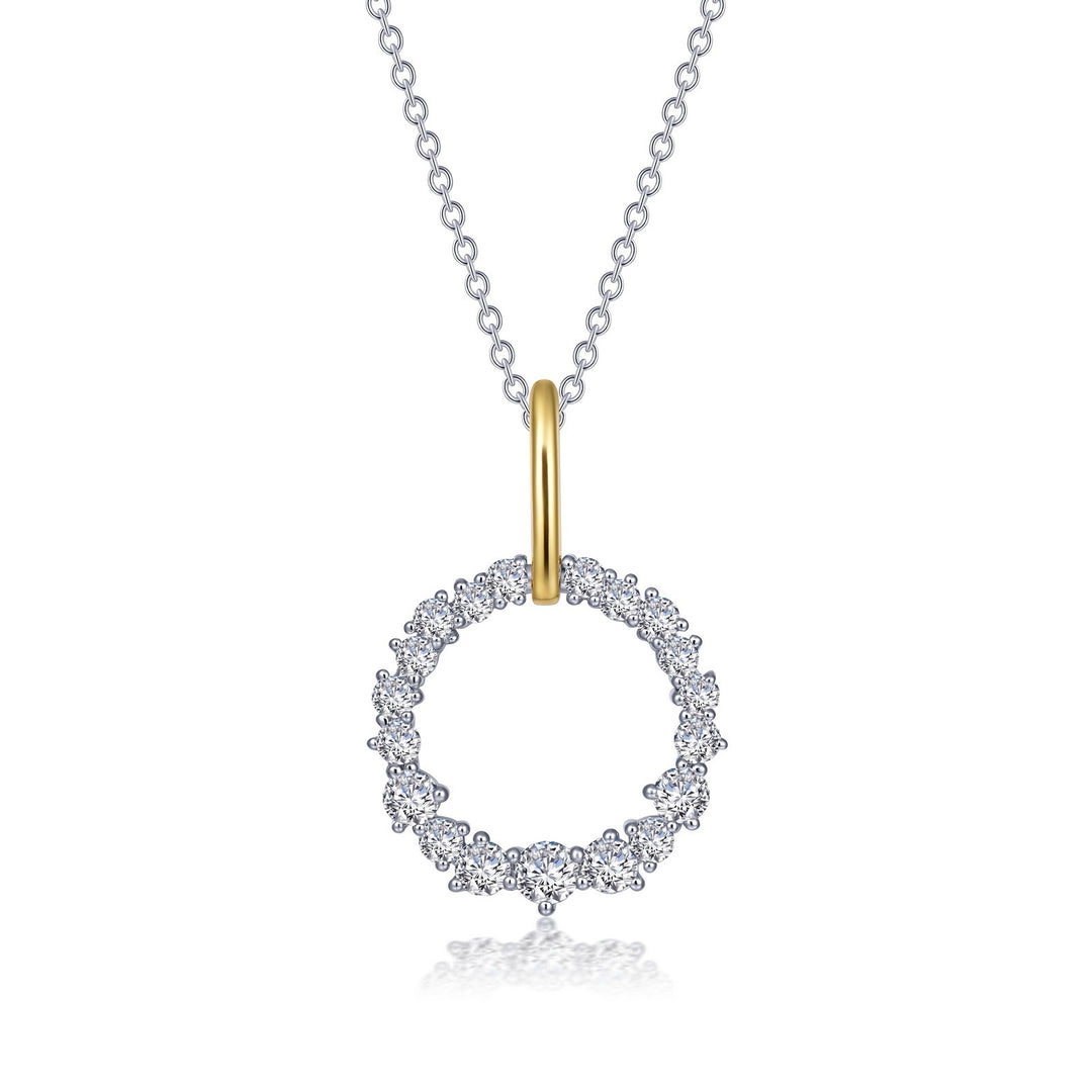 Open Circle Pendant Necklace