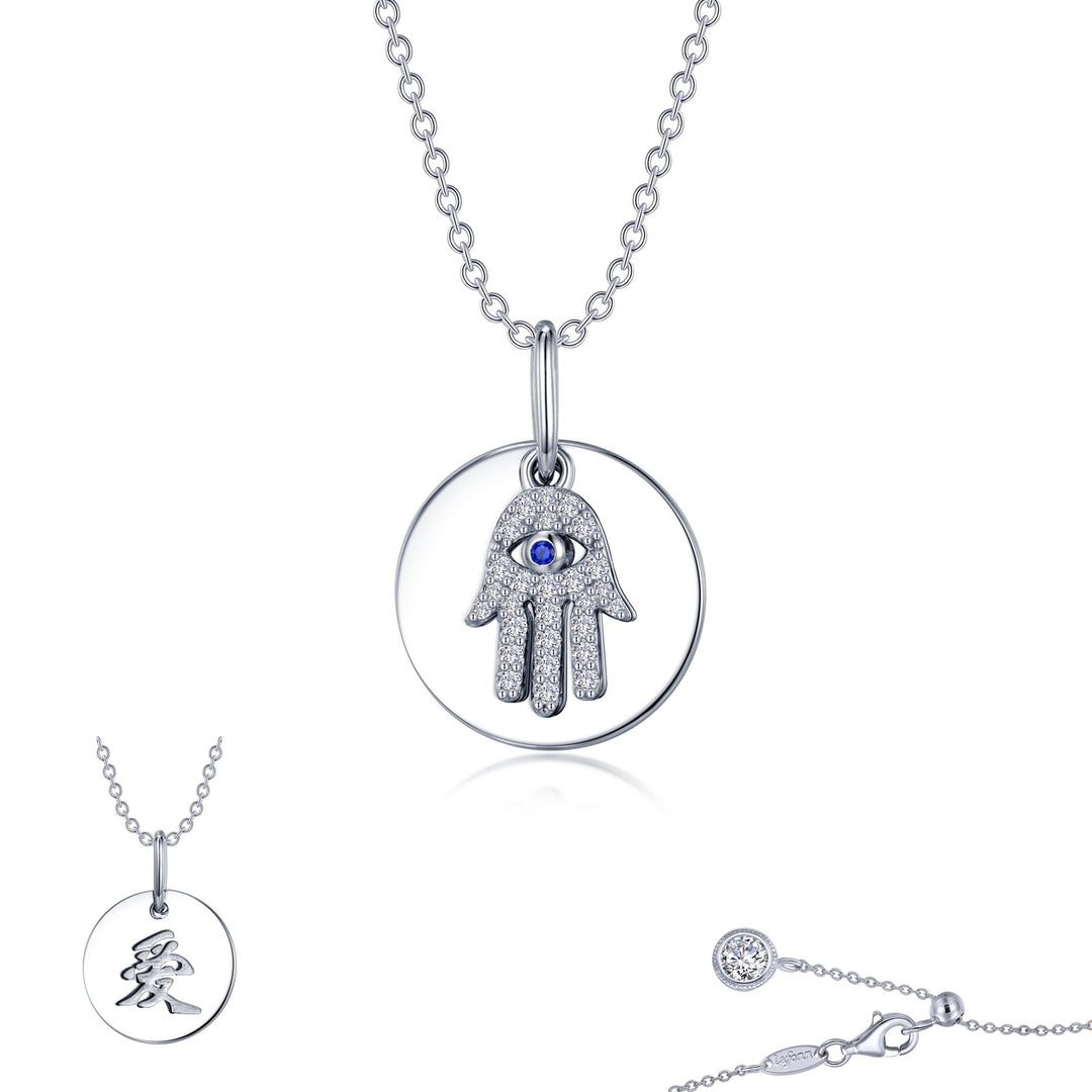 Reversible Hamsa Love Necklace
