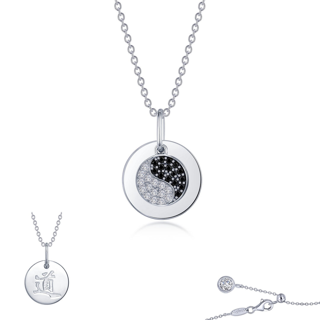 Reversible Yin Yang Necklace