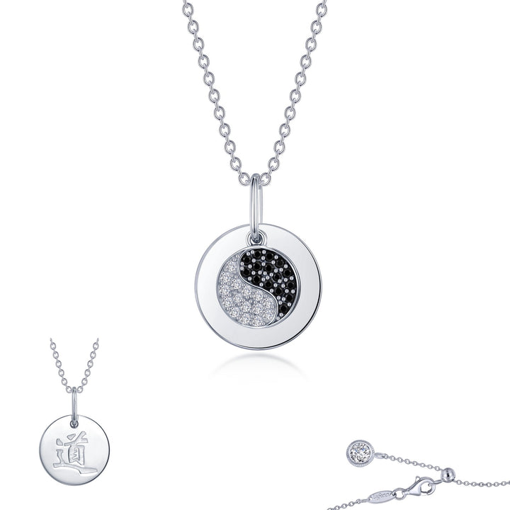 Reversible Yin Yang Necklace