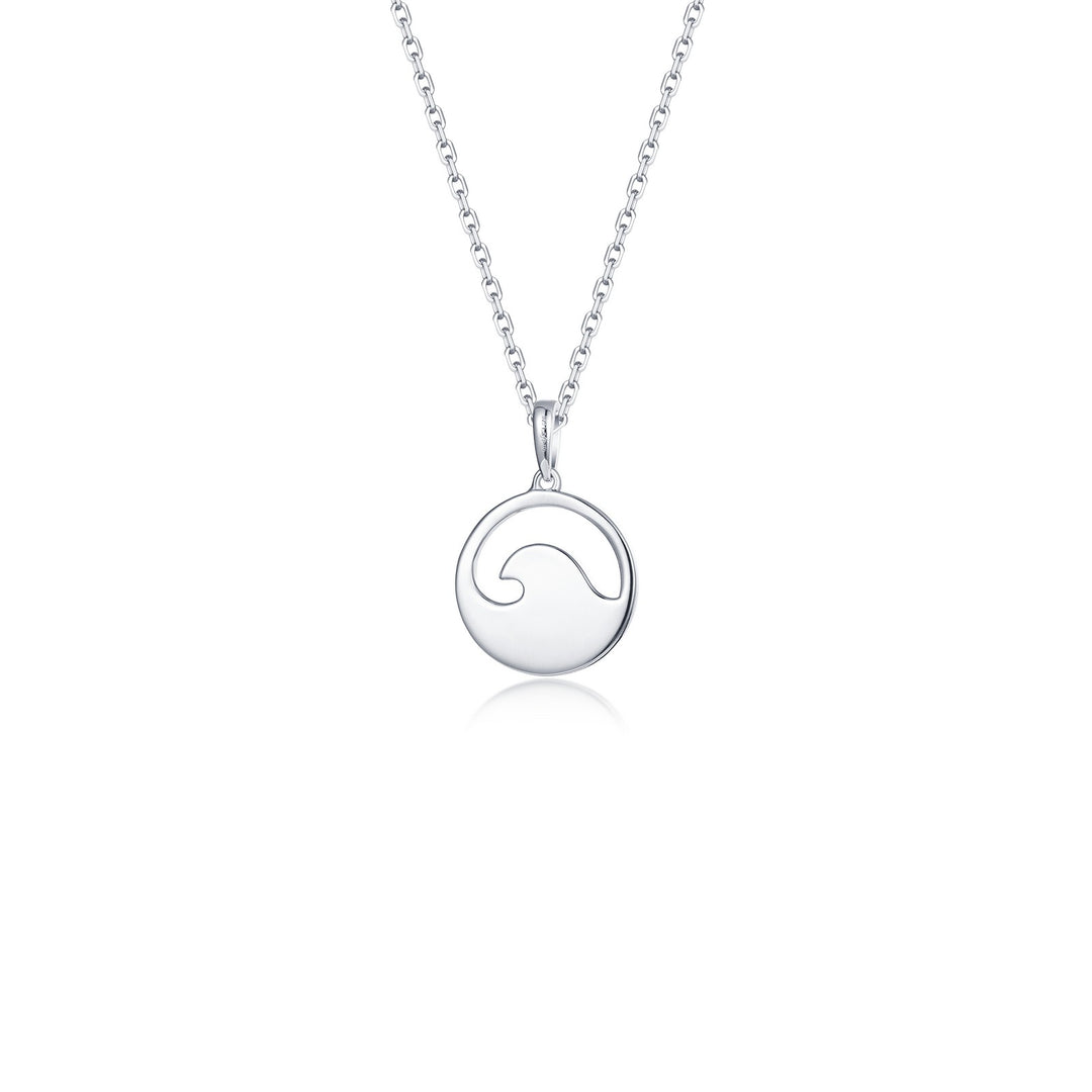 Seafoam Mother Of Pearl Pendant Necklace