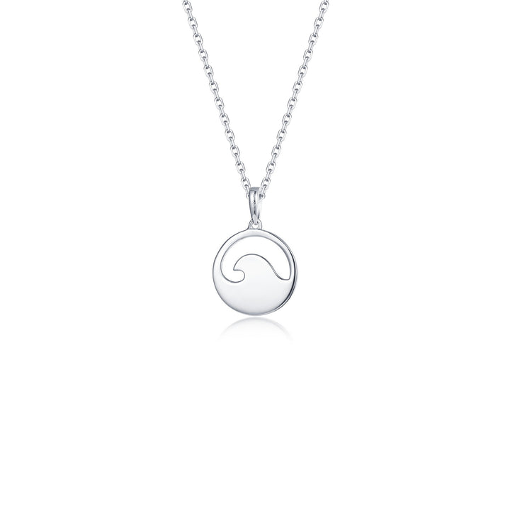 Seafoam Mother Of Pearl Pendant Necklace