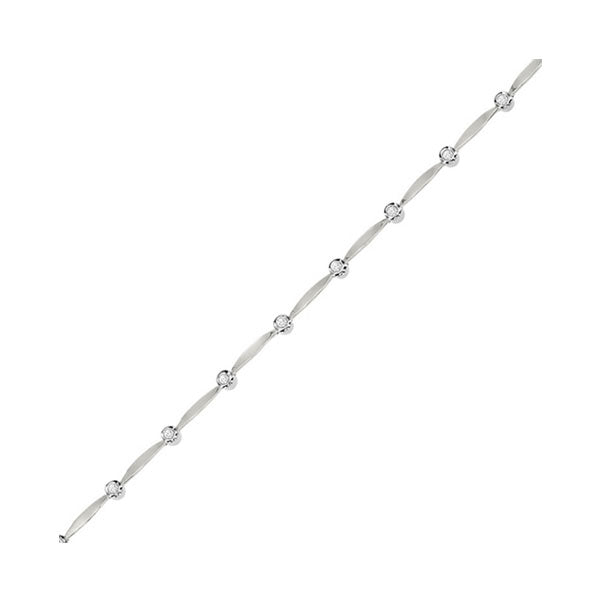 14Kt White Gold Diamond 1/2Ctw Bracelet