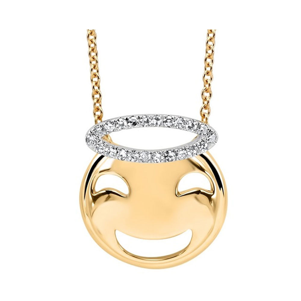 14Kt Yellow Gold Diamond 1/20Ctw Pendant