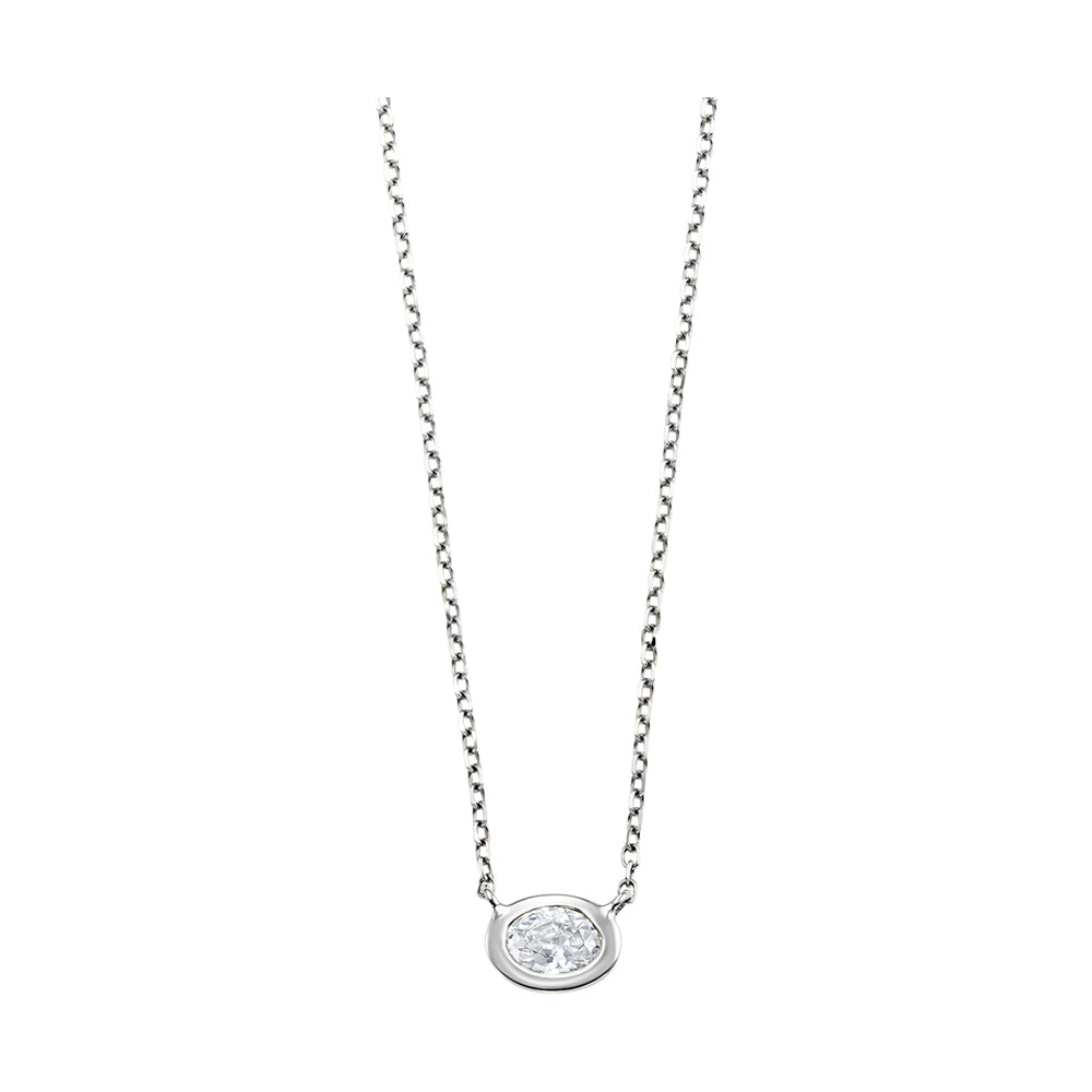 14Kt White Gold Diamond 1/7Ctw Pendant