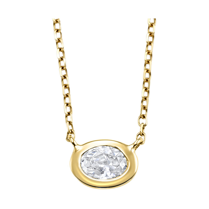 14Kt Yellow Gold Diamond 1/10Ctw Pendant