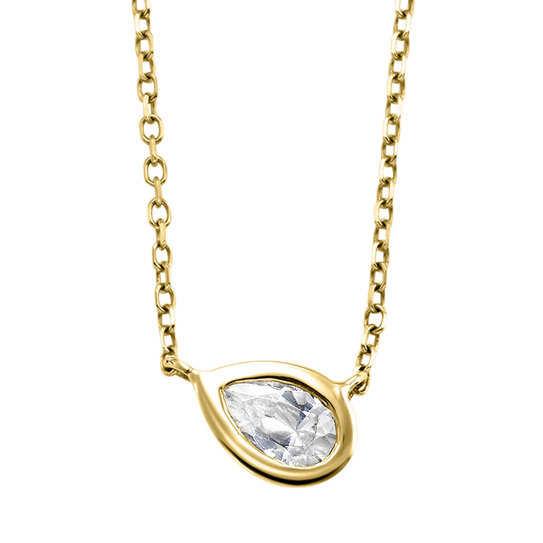 14Kt Yellow Gold Diamond 1/10Ctw Pendant