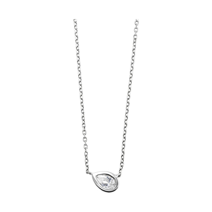 14Kt White Gold Diamond 1/10Ctw Pendant