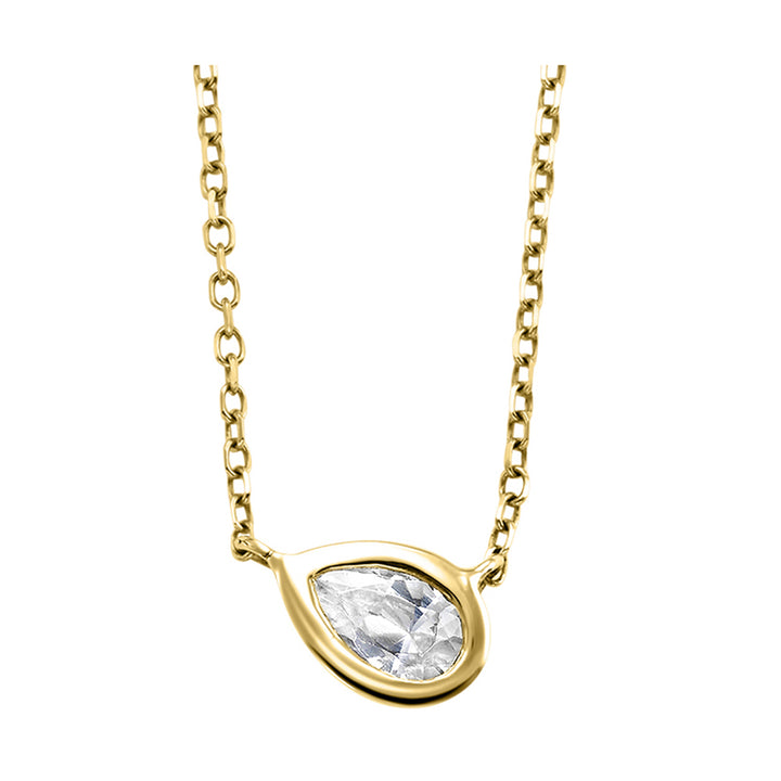 14Kt Yellow Gold Diamond 1/10Ctw Pendant