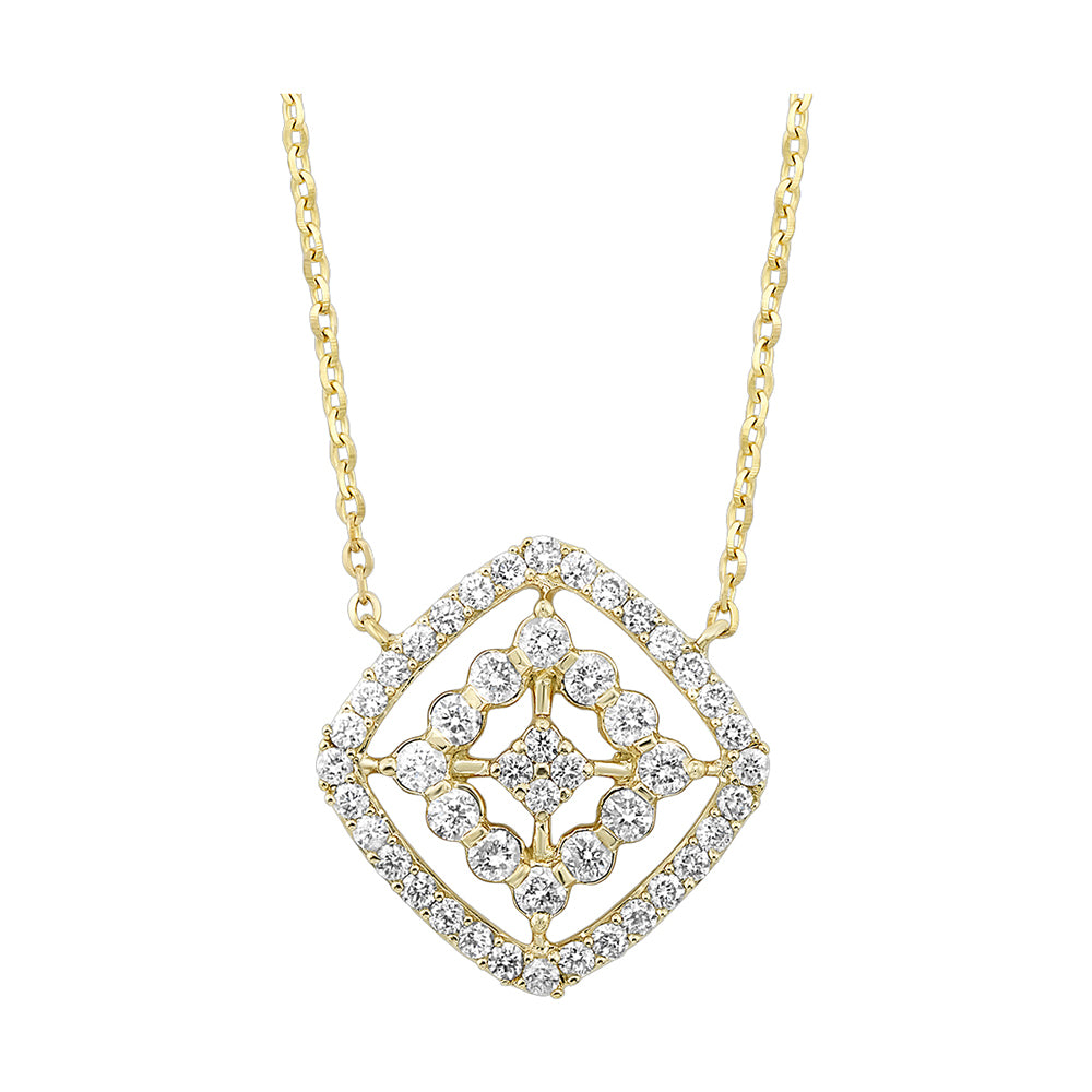10Kt Yellow Gold Diamond 3/8Ctw Pendant