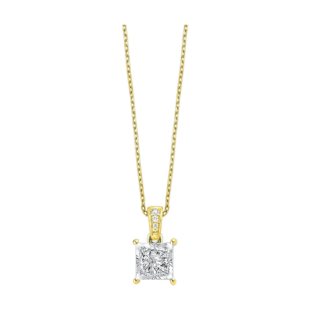14Kt Yellow Gold Diamond 3/4Ctw Pendant
