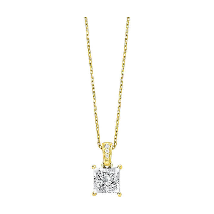 14Kt Yellow Gold Diamond 3/4Ctw Pendant