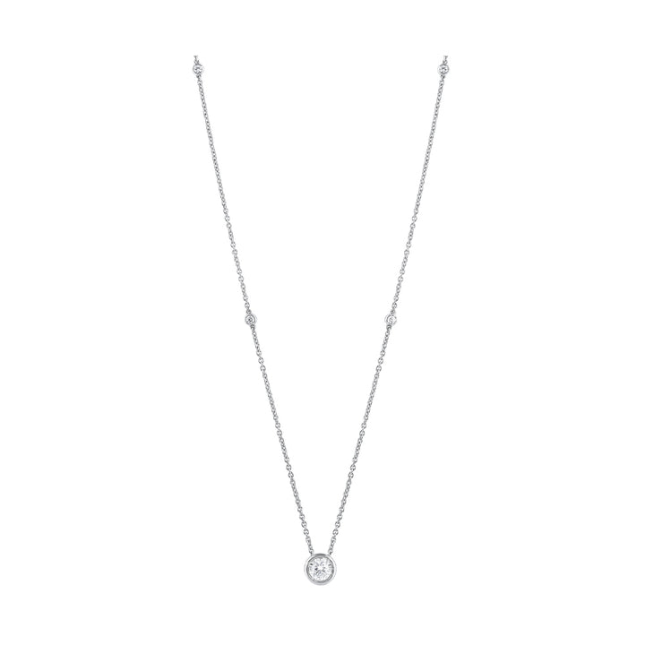 14Kt White Gold Diamond 1/4Ctw Pendant