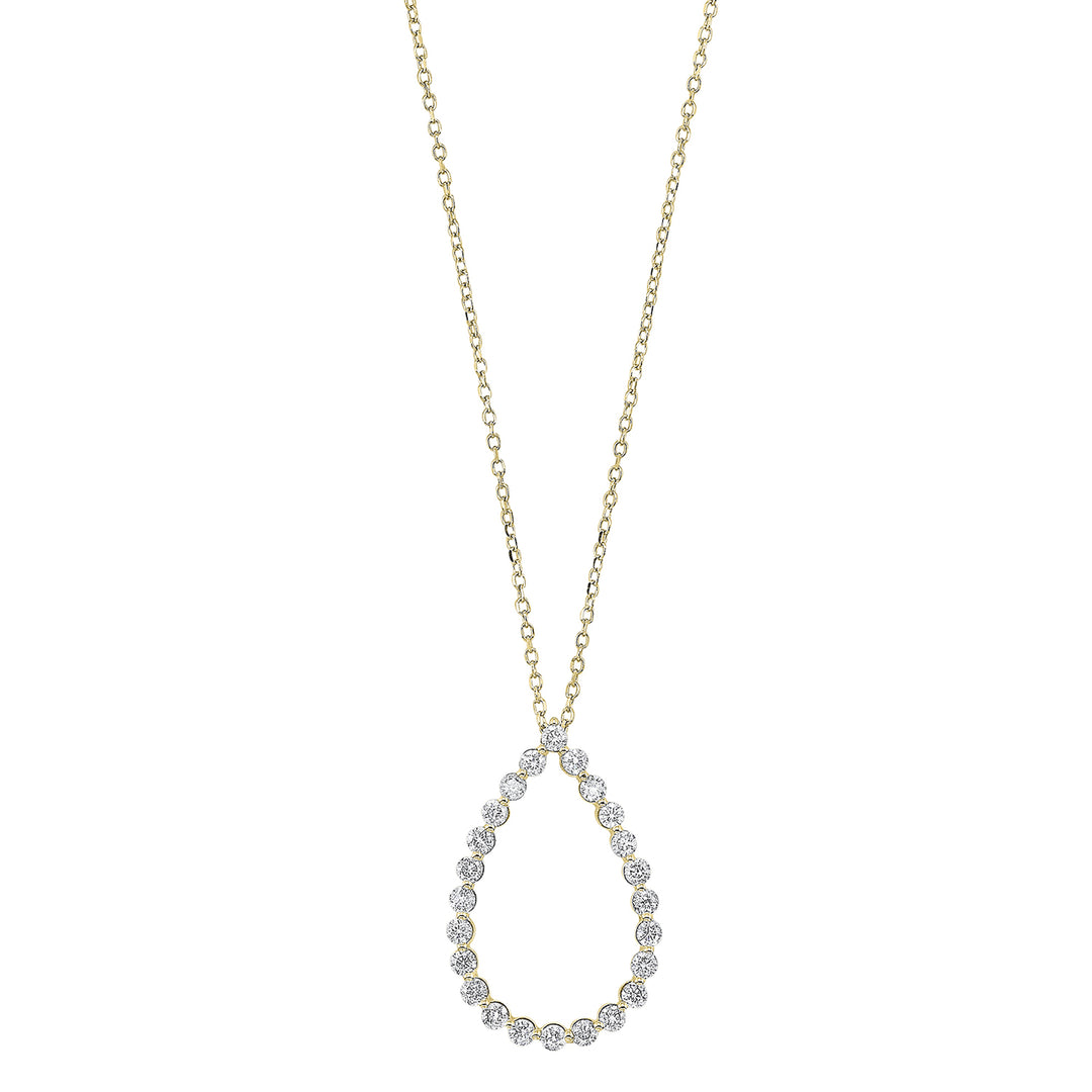 14Kt Yellow Gold Diamond 1/2Ctw Pendant
