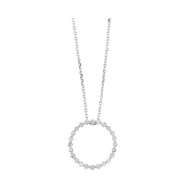 Silver Diamond 1/4Ctw Pendant