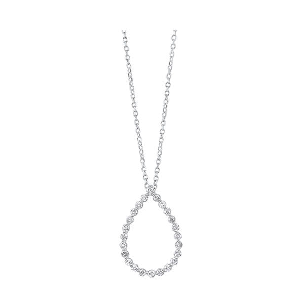 Silver Diamond 1/4Ctw Pendant