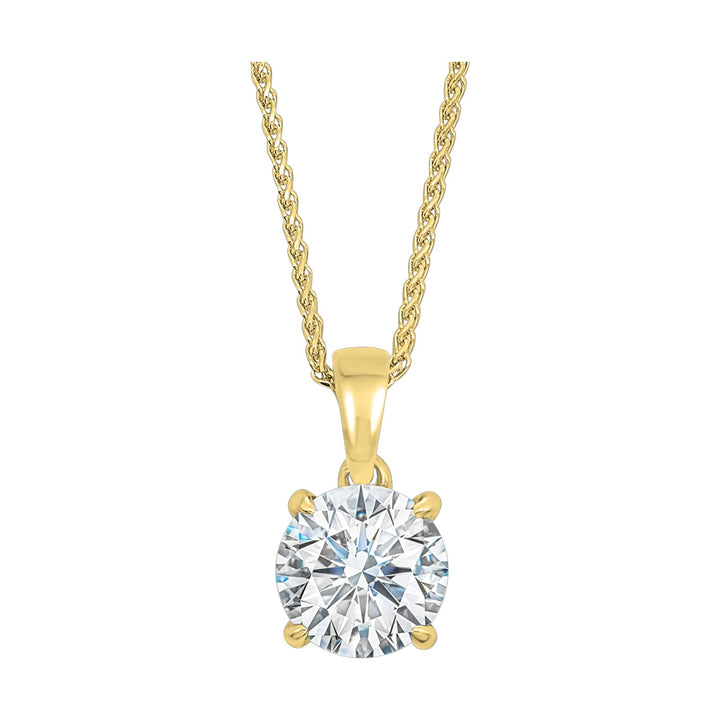 14Kt Yellow Gold Diamond 1Ctw Pendant