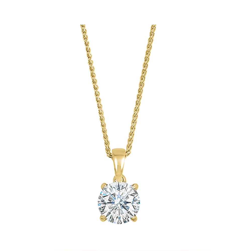 14Kt Yellow Gold Diamond 1/3Ctw Pendant