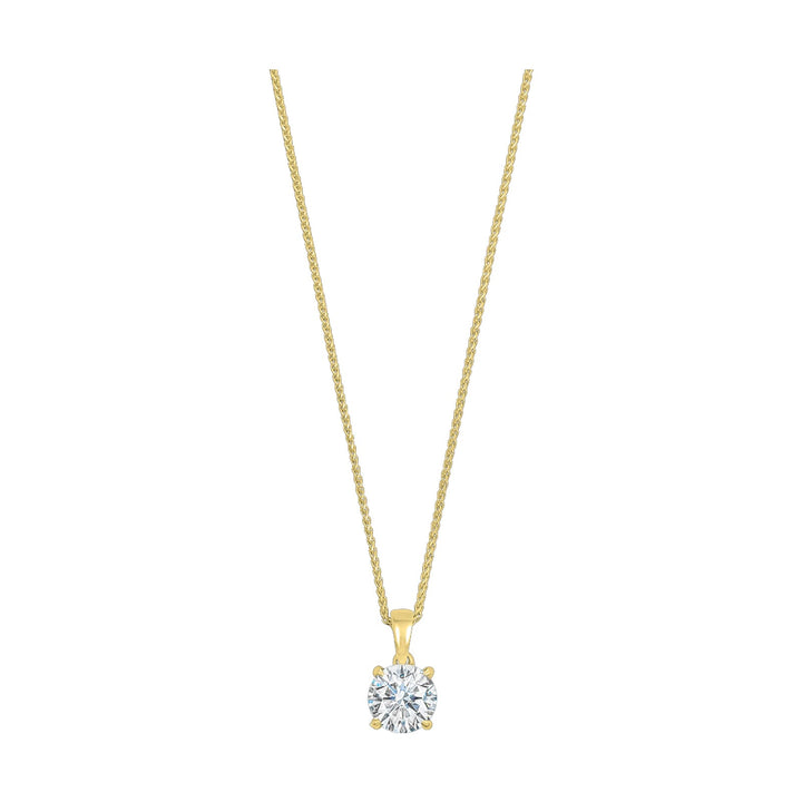 14Kt Yellow Gold Diamond 1/2Ctw Pendant