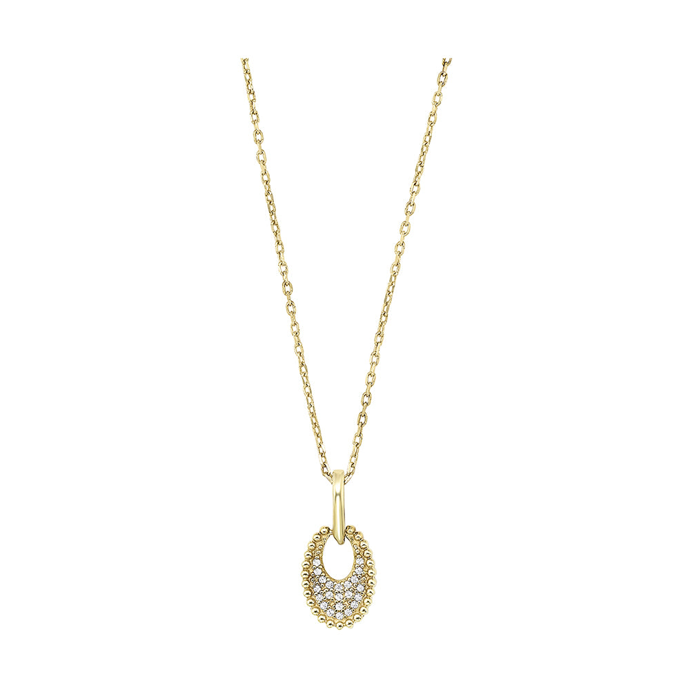 14Kt Yellow Gold Diamond 1/20Ctw Pendant