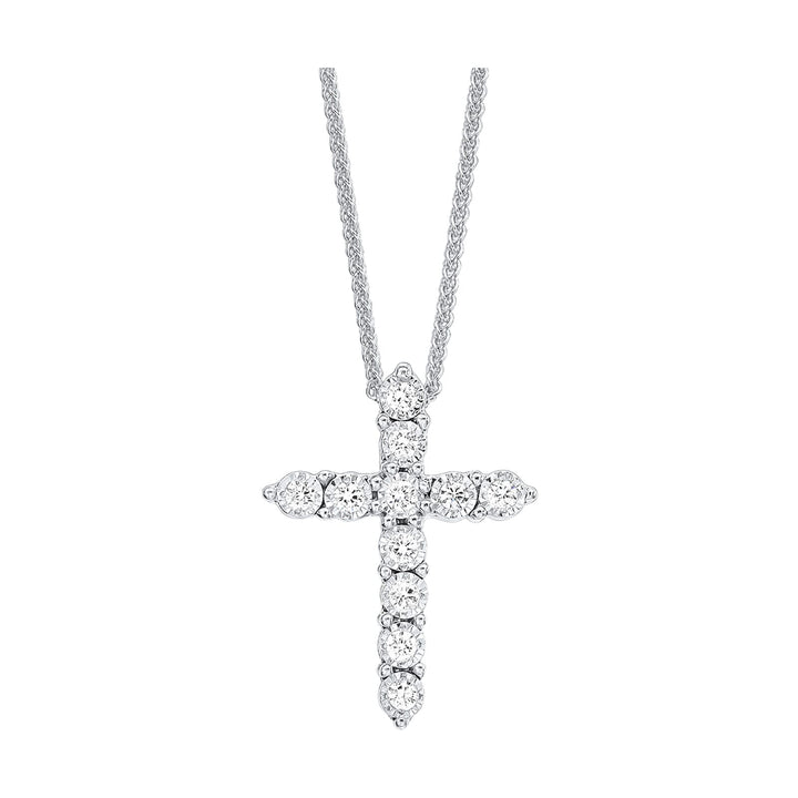 10Kt White Gold Diamond 1/10Ctw Pendant
