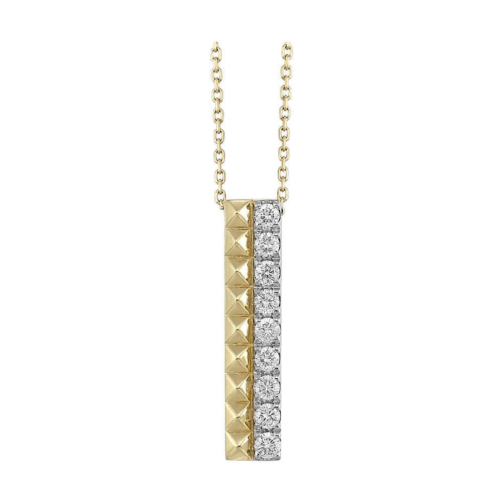 14Kt Yellow Gold Diamond 1/4Ctw Pendant