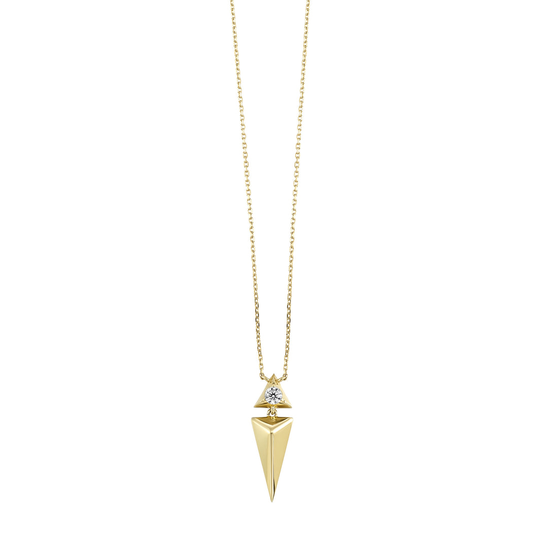 14Kt Yellow Gold Diamond 1/12Ctw Pendant