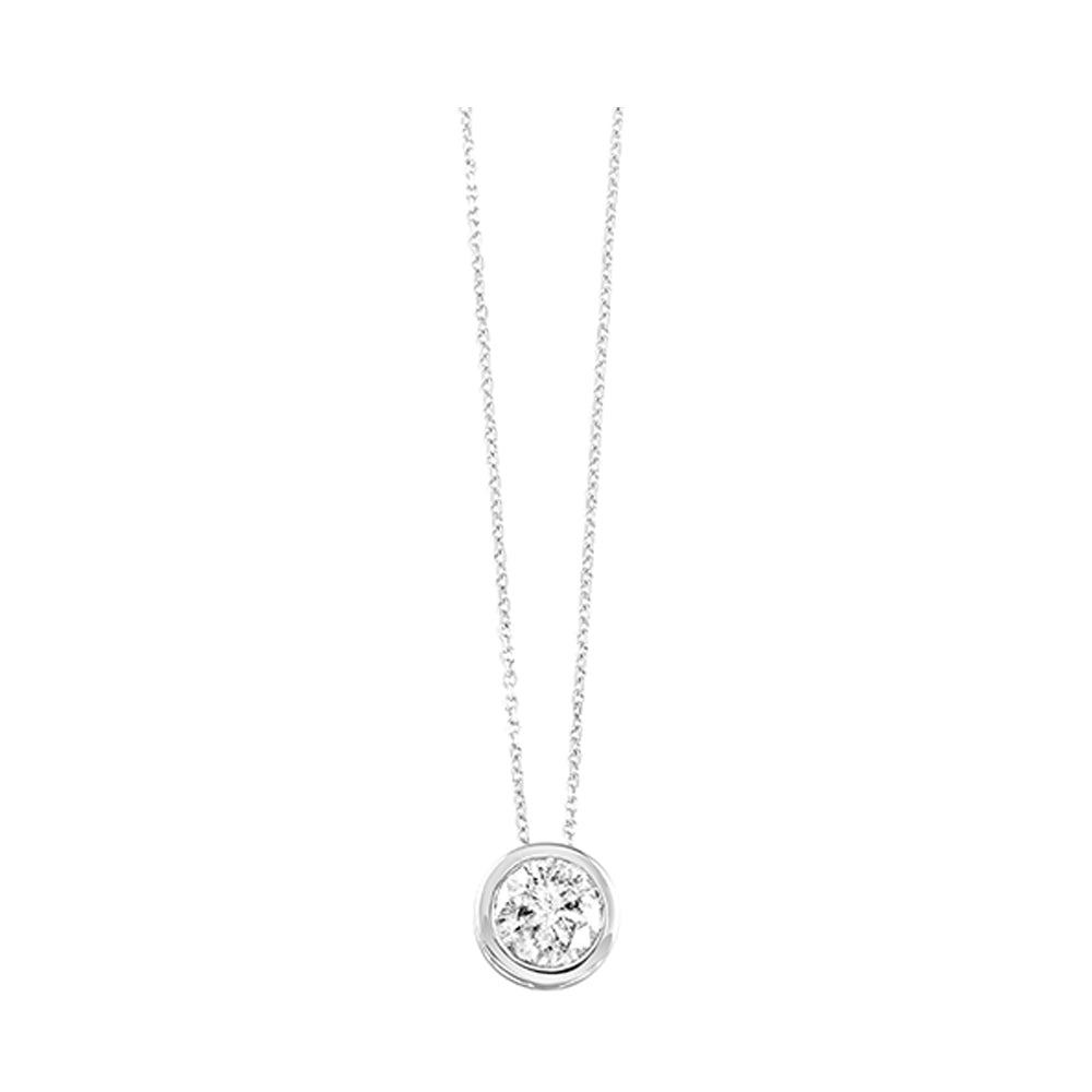 14Kt White Gold Diamond 1 1/2Ctw Pendant