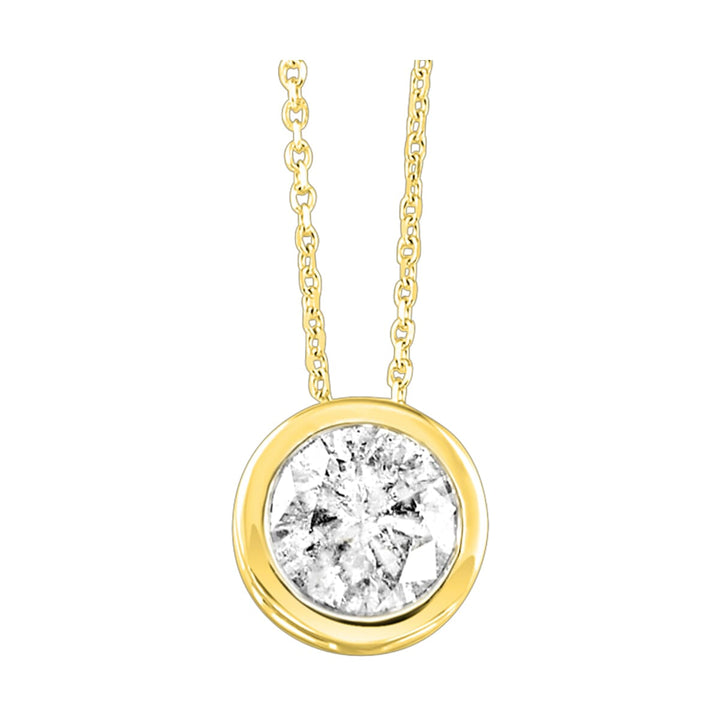 14Kt Yellow Gold Diamond 1/2Ctw Pendant