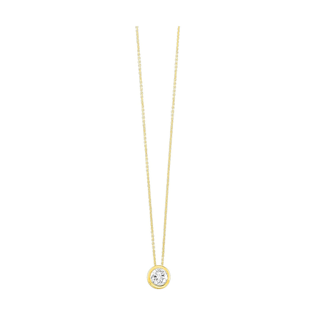 14Kt Yellow Gold Diamond 1/2Ctw Pendant