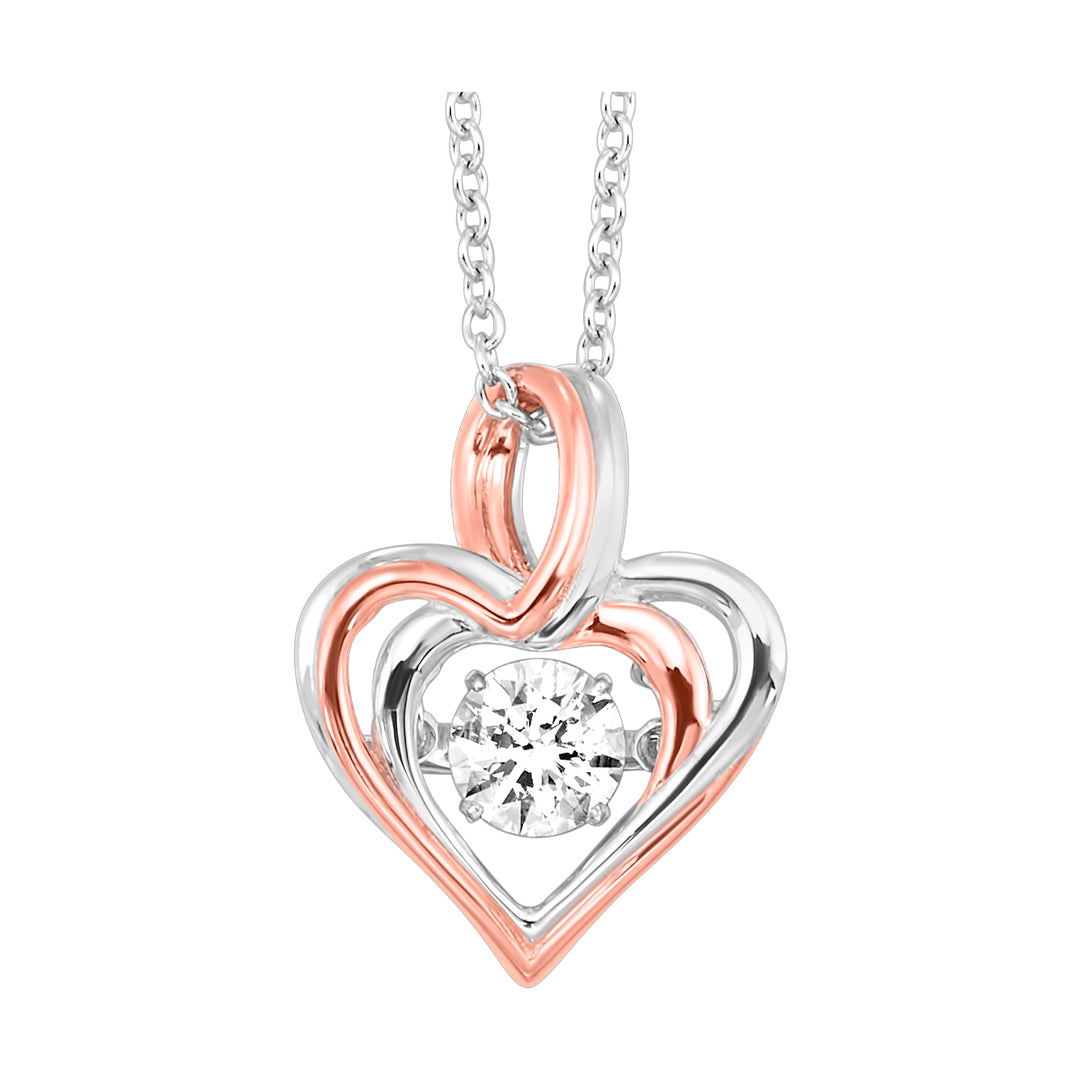 Silver Rose Pendant