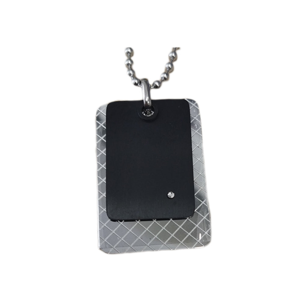 Steel White Pendant