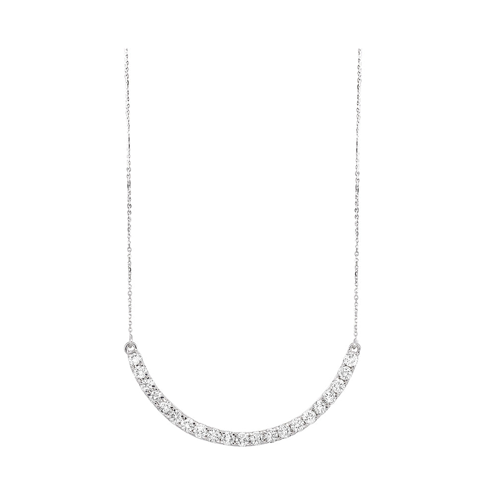 14Kt White Gold Diamond 1/4Ctw Pendant