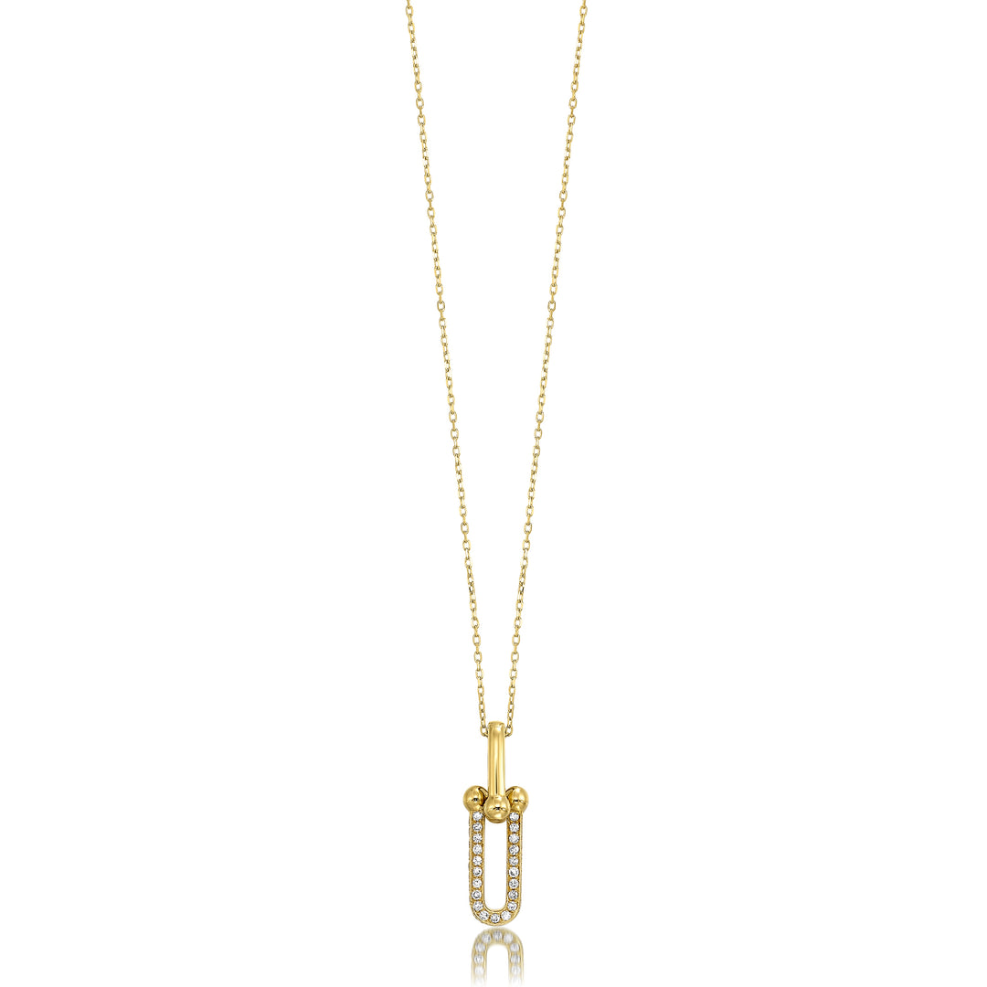 14Kt Yellow Gold Diamond 1/3Ctw Pendant