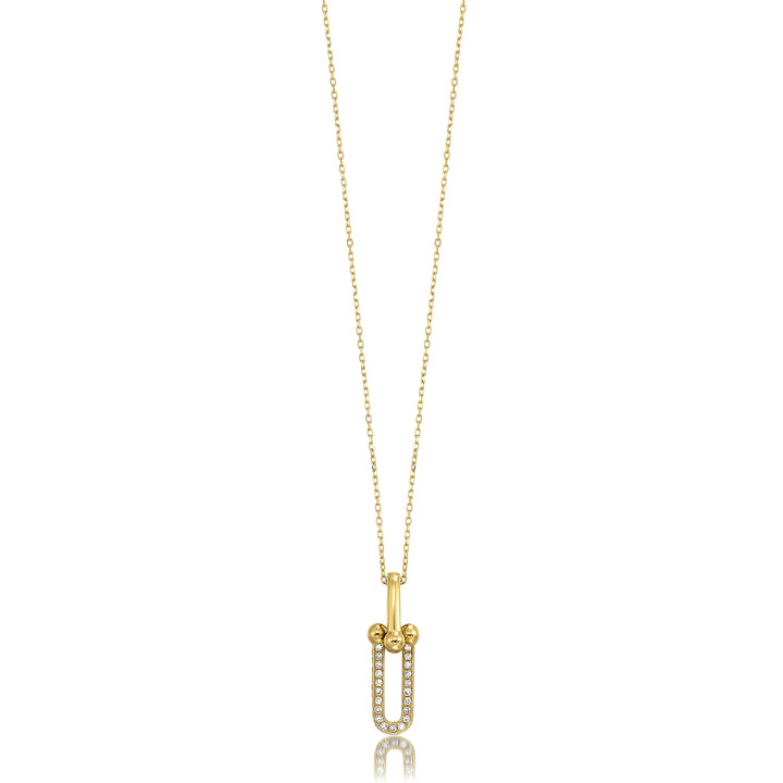 14Kt Yellow Gold Diamond 1/3Ctw Pendant