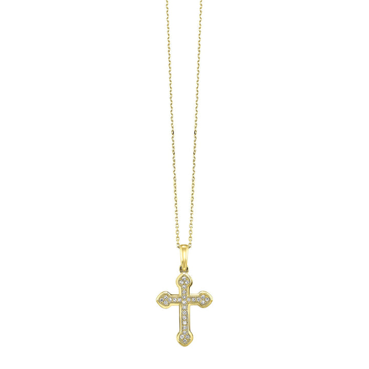 14Kt Yellow Gold Diamond 1/10Ctw Pendant