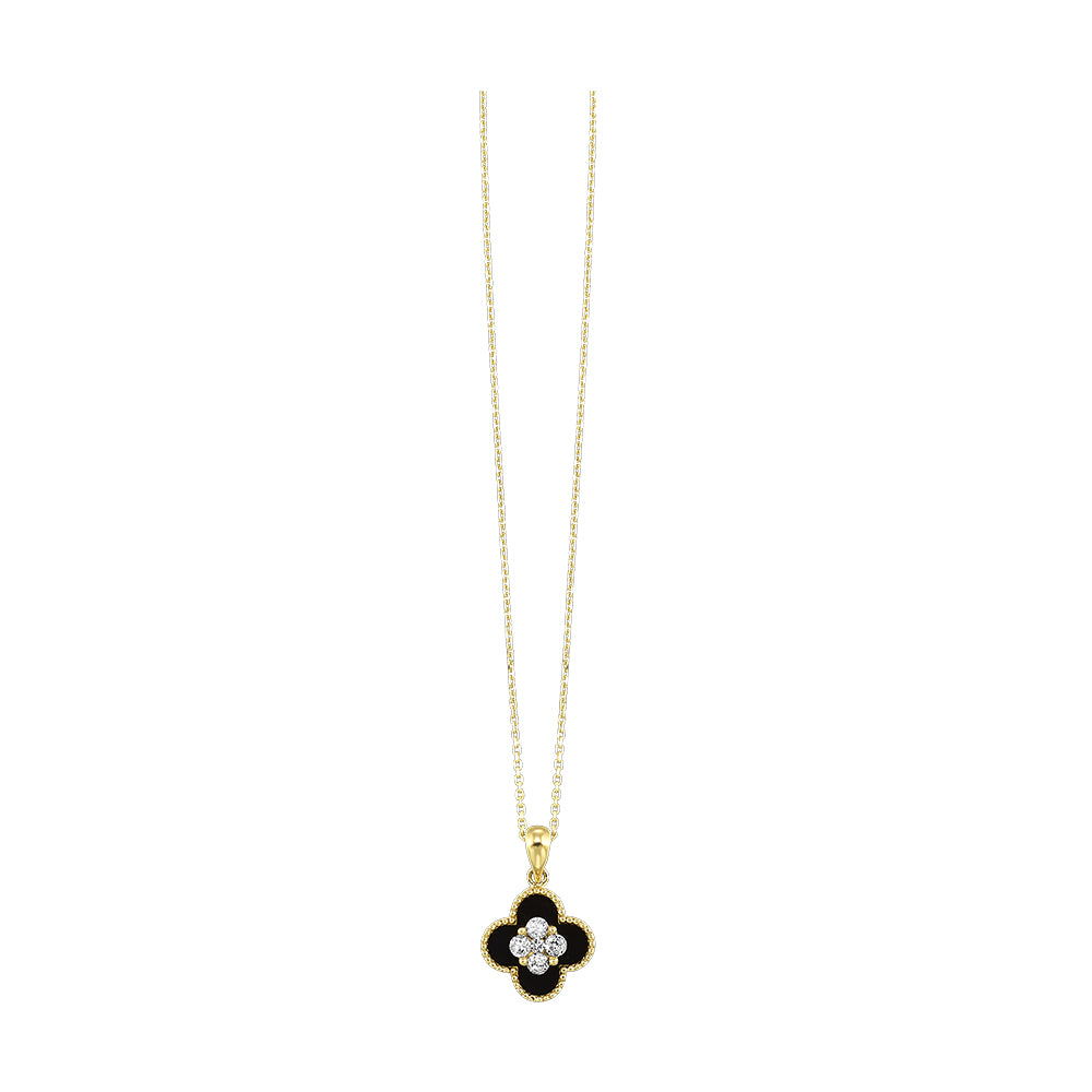 14Kt Yellow Gold Diamond 1/5Ctw Pendant
