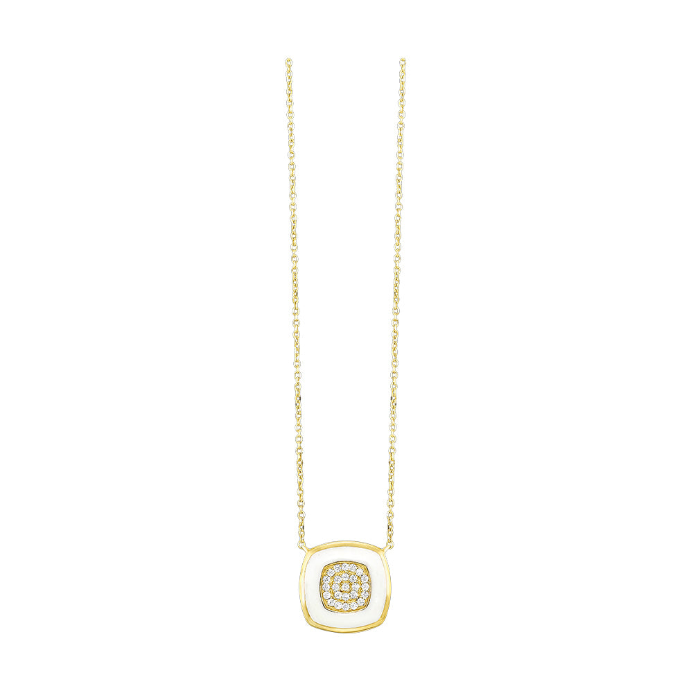 10Kt Yellow Gold Diamond 1/10Ctw Pendant