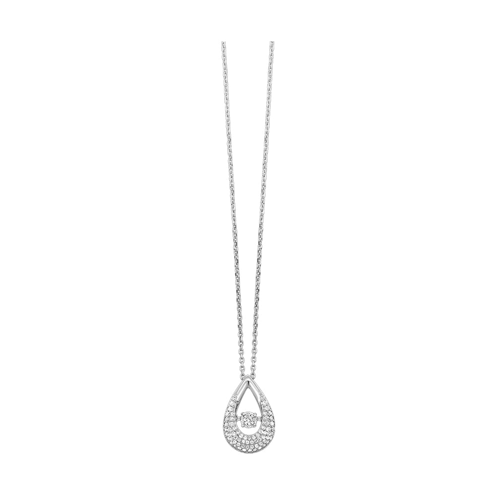 Silver Diamond 1/4Ctw Pendant