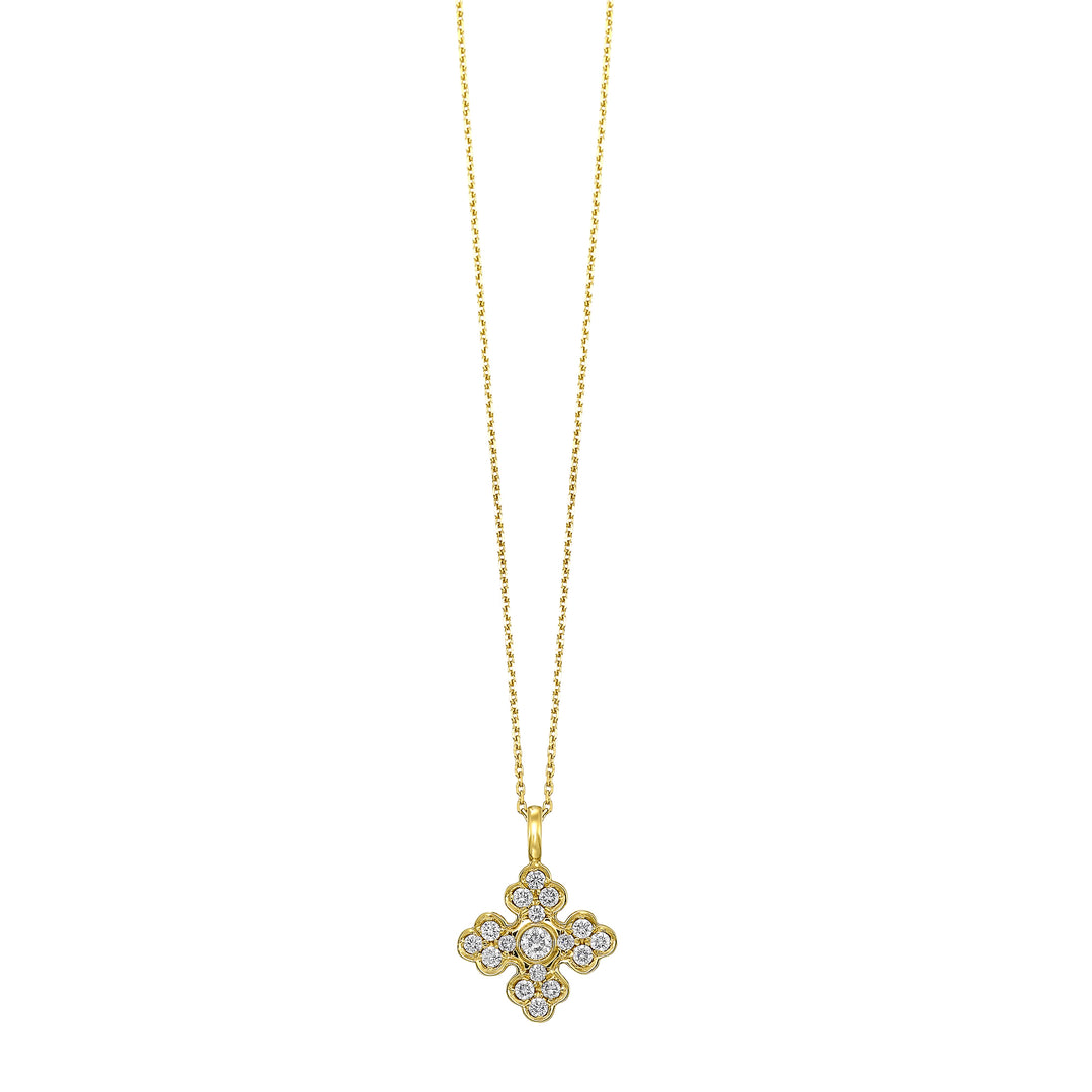 14Kt Yellow Gold Diamond 1/3Ctw Pendant
