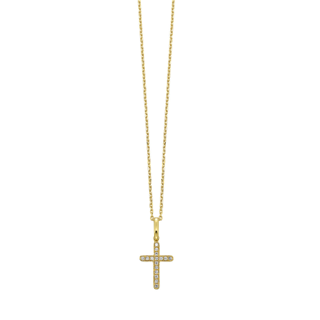 14Kt Yellow Gold Diamond 1/25Ctw Pendant