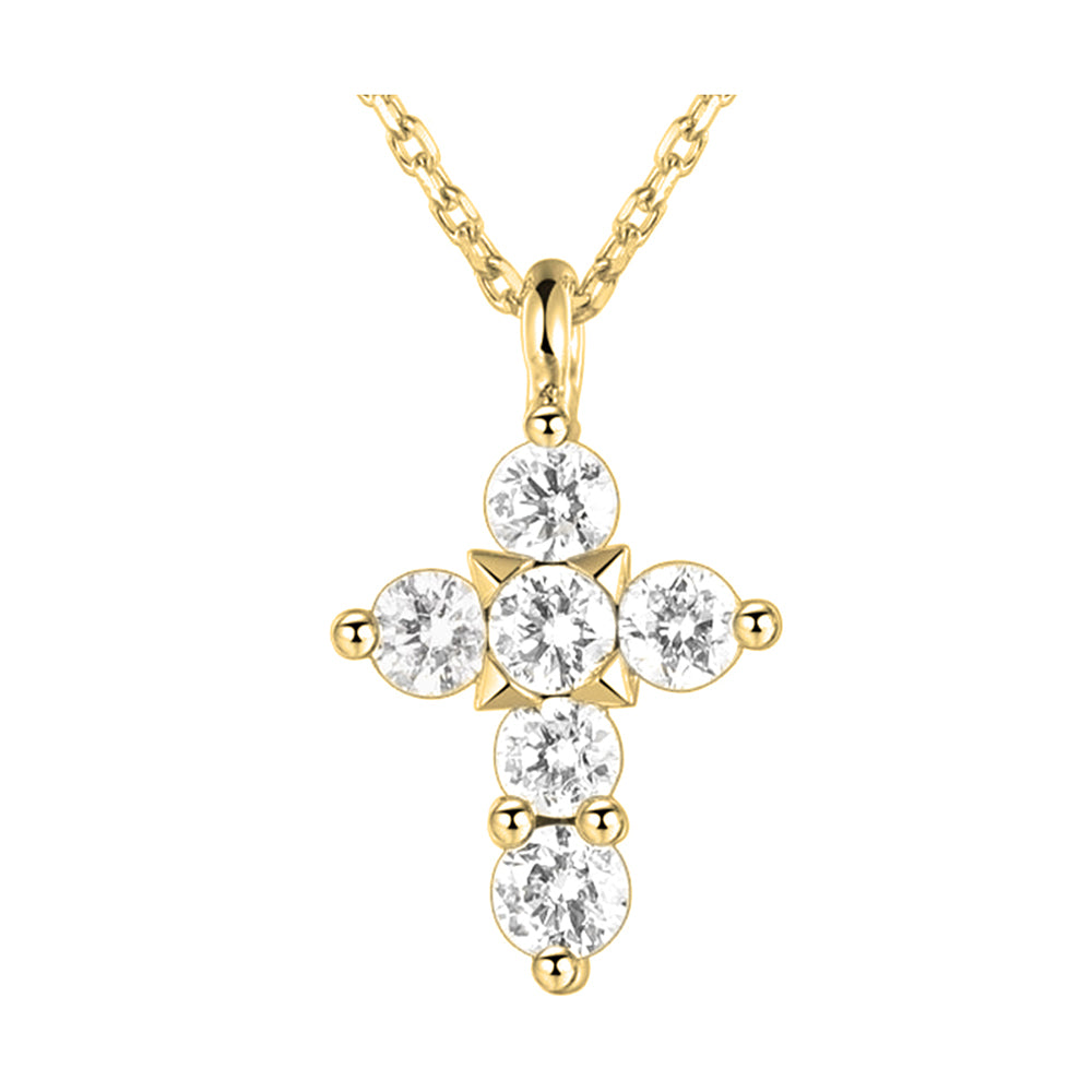 14Kt Yellow Gold Diamond 1/3Ctw Pendant